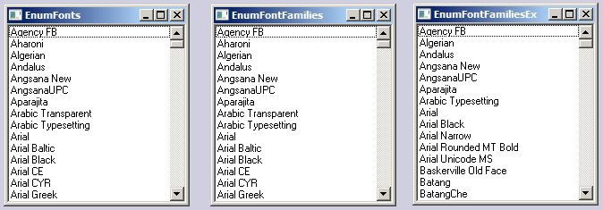 Get List Of Tt Font Names Powerbasic Peer Support Community